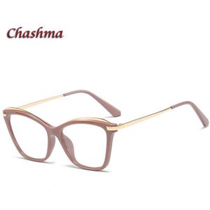 Vrouwen Cat Eye Frame Mode Brillen Optische Recept Bril TR90 Bril Anti Blue Ray Lenzen Voor Eye