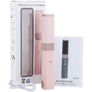 Professionele Stijltang Keramische Stijltang 2 In 1 Draadloze Stijltang En Curler Oplaadbare Draadloze Straightene