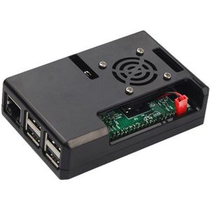 Raspberry Pi 3 Case Abs Doos Carcasa Raspberry Pi 3B Behuizing/Koeler Ventilator/Koellichaam Optie Cover Kit voor Raspberry Pi 3B +/3B