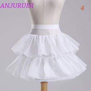 Anjuruisi Bloem Meisjes Onderrok Cosplay Party Korte Jurk Petticoat Lolita Petticoat Ballet Tutu Rok Rockabilly Crinoline