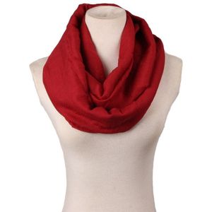 1 Stuk 180X80Cm Wijn Rood En Taro Paars Rechthoekige Polyester Neckpiece Mode Sjaal