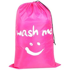 Glimlach Vorm Nylon Waszak Wassen Me Travel Opslag Pouch Machine Wasbaar Vuile Kleren Organisator Wassen Tasje