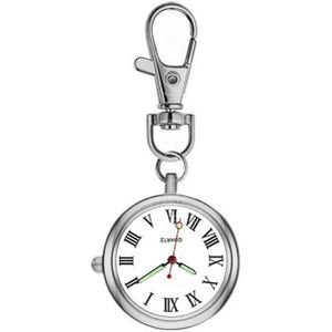Alk Klassieke Pocket Watches Fob Sleutelhanger Verpleegster Horloge Student Briefpapier Unisex Quartz Arts Klokken Rvs Ronde Legering