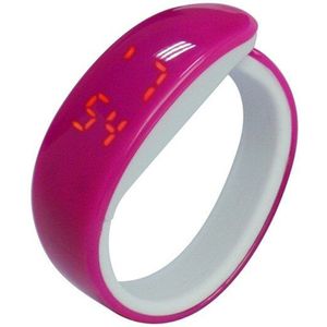 Vrouwen Mannen Sport Datum Waterdicht Polsbandje LED Plating Armband Digitale Horloge