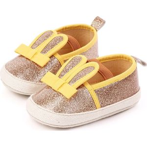 Anti-Slip Pasgeboren Schoenen Baby Schoenen Meisjes Jongens Lente Konijnenoren Zachte Eerste Wandelaars Prewalker Sneakers Eerste Wandelaars