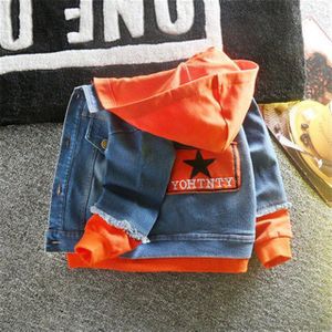 Lente Herfst Kinderen Denim Jas Jongens Sport Truien Jas Lange Mouwen Bovenkleding Meisjes Jas Baby Kleding Kinderkleding