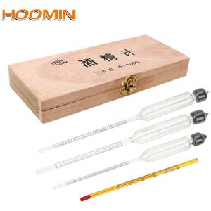 0-100% Alcoholometers Voor Wijn Alcohol 4 Stuk/set Professionele Blaastest Alcohol Tester Concentratie Meter