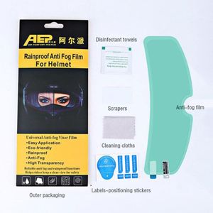 Helm Clear Pinlock Anti-Fog Patch Film Universele Motorhelm Lens Fog Film Voor K3 K4 AX8 LS2 Hjc mt Motocross Helmen