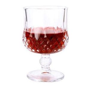 Creatieve glas diamant beker Thuis kleine champagne wijn glas cocktail rode wijn cup 6 stuks pakket