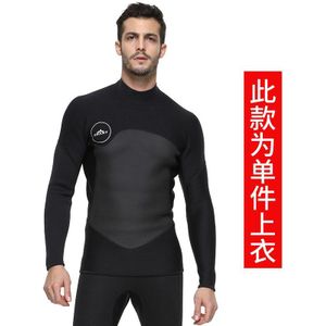 2 Mm Lange Mouw Neopreen Zwarte Mannen Surfen Jas Chloor Duikpak Warme Jas Wetsuit Badpak Dive Gewicht Vest