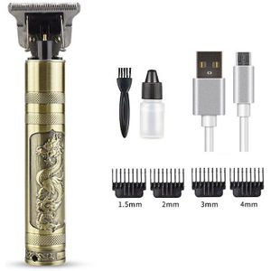 Tondeuse Professionele Elektrische Tondeuse Cutter Baard Scheren Afwerking Snijmachine, Draak En Phoenix