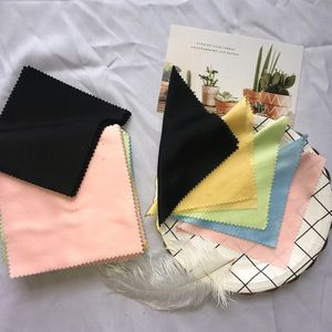 10 Stks/partij Microfiber Zonnebril Brillen Schoonmaakdoekje Bril Eyewear Schoon Lens Doek Accessoires 13*13 Cm Willekeurige Kleur