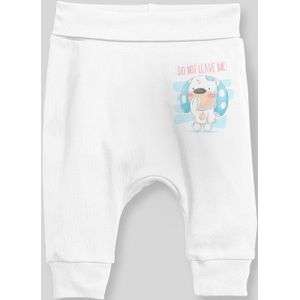 Angemiel Baby Terkedilmek İstemeyen Hond Baby Boy Harembroek Pantalon Wit