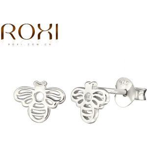 Roxi Leuke Mini Hollow Bee Stud Oorbellen Voor Vrouwen Sieraden Ins Dier Zilveren Oorbellen Piercing Pendientes Earing Kraakbeen Mujer