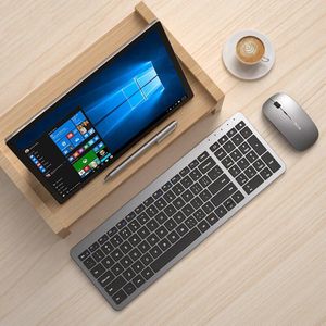 2.4G Draadloze Gaming Toetsenbord Muis Set Voor Macbook Xiaomi Laptop Stille Magic Toetsenbord Muis Combo Voor Pc Gamer Computer toetsenbord