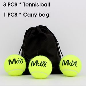 3Pcs Professionele Training Tennis Volwassen Jeugd Training Tennisbal Voor Beginner Rubber Geschikt Voor Beginner School Club