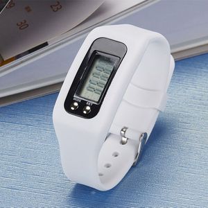 Digitale Lcd Stappenteller Run Stap Loopafstand Calorie Counter Sport Horloge Armband LDF668