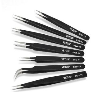 Precisie Rvs Anti Statische pincet, Pincet, Pincet Voor Lab onderwijs/Reparatie Tools