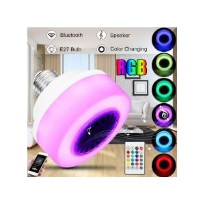 Smart Led Lamp Kleur Veranderende Muziek Sync Bluetooth Gloeilamp Met Afstandsbediening/App Controle Dimbare E27 Gloeilamp home Decor