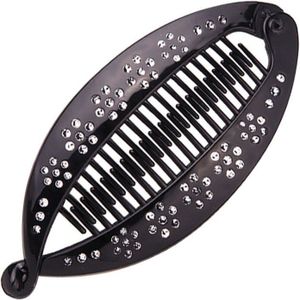 Crystal Rhinestone Fish Vorm Haar Klauw Clips Haar Sieraden Banaan Haarspeldjes Haarspelden Haar Accessoires Voor Vrouwen Diy Haar Styling