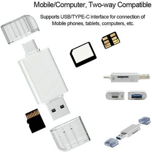 USB-C Type C Usb 2.0 Naar Nm Nano Geheugenkaart & Tf Micro Sd Kaartlezer Voor Huawei Mobiele Telefoon & Laptop Kaartlezer AA4571