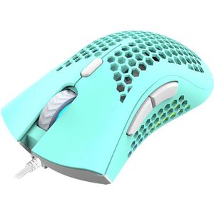 Vodool 4 Kleuren Rgb Bedrade Muizen 7200Dpi 7 Knoppen E-Sports Gaming Muizen Uitgeholde Lichtgewicht Muis Voor Laptop deskop Computer