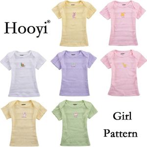 Hooyi Pasgeboren T-Shirts Baby Boy Kleding Meisjes Tops Maandag Tot Zondag 100% Katoen Zacht Week Dagelijks Babies Tees Shirts Tee shirt