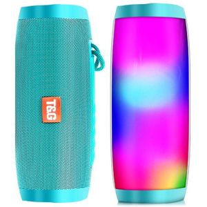 Speaker Draadloze Bluetooth Speaker Draagbare Outdoor Kolom Waterdichte Bass Sound Box Hifi Tf Fm Radio Met Led Licht