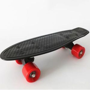 Mannen Vrouwen 22 ''Mini Penny Board Cruiser Skateboard Compleet Monteer Kinderen Volwassenen Plastic Vis Banaan Skate Board Speelgoed Scooter