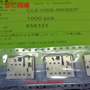 CHUXINTENGXI CLE1008-4906EP Voor Nokia Lumia 610 SD Sim Kaartlezer Connector Socket Houder Slot Originele SIM Sd-kaartlezer