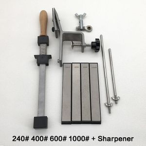 Keuken Messenslijper Vaste Hoek Puntenslijper Apex Edge Blade Ruby Bar Slijpsteen Diamond Set Slijpen Gereedschap Multifunctionele