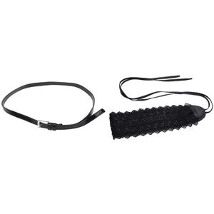 Lady Dunne Pu Lederen Riem Jurk Riem Met Vrouwen Kant Taille Riem Zachte Faux Lederen Boho Band Corset Mode Voor jurken