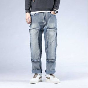 Loose Baggy Harem Jeans Mannen Cargo Broek Straight Plus Size Broek Cowboy Hiphop Jeans Broek Streetwear Mannen Kleding