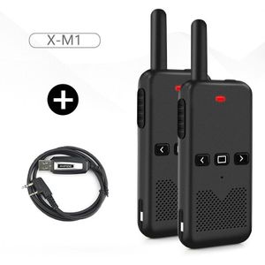 2 Stuks Mini Walkie Talkie Hf Radio Ontvanger Twee Manier Radio Childrens Kinderen Speelgoed Telefoon Stijl Walkie Talkies Ksun M1 pmr Frequentie
