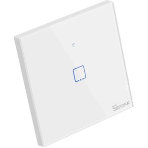 Itead Sonoff Tx T1 Eu Wifi Lichtschakelaar App/Voice/433Mhz Rf Afstandsbediening Smart Home Schakelaars glasss Panel Werkt Met Alexa