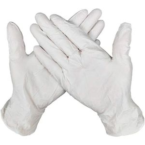100 Stuks Wegwerp Handschoenen Non Latex Non Vinyl Nitril Wegwerp Ultra-Dunne Handschoenen Grade Voor Hygiëne Gebieden Maat S M L