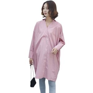 Lente Herfst Moederschap Verpleging Dragen Losse Shirts Voeden Kleding Zwangere Shirt Tops Borstvoeding Shirt Chiffon Blouse XXL