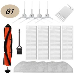 Hele Set Wasbare Accessoires Geschikt Voor Xiaomi SKV4136GL, Belangrijkste Side Borstel + Hepa Filter + Doek Mop Onderdelen Kits