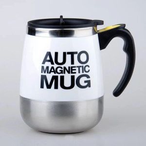 450Ml Auto Sterring Koffie Mok Rvs Magnetische Mok Cover Melk Mengen Mokken Elektrische Lui Smart Shaker Koffie Cup en Mok