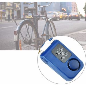 Y787 Smart Bluetooth Alarm Lock Anti-Diefstal Kettingslot voor Fiets Gate APP Controle Over 110 db Alarm blauw