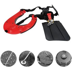 Strimmer Dubbele Schouder Harness Strap Quick Release Gewatteerde Strimmer Bosmaaier Riem Voor Bosmaaier Trimmer Tuin Snoeischaar