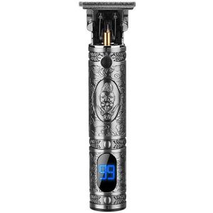 Professionele Draadloze Tondeuse Nul Gapped 0 Mm T Blade Haar Salon Tondeuse Voor Mannen Kapper Kapsel Usb Oplaadbare Machine