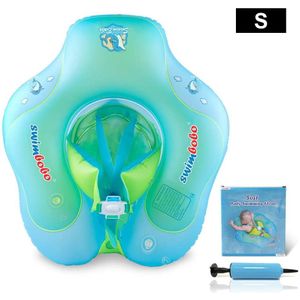 Baby Zwemmen Float Kinderen Zwemmen Opblaasbare Ring Met Veiligheid Ondersteuning Bodem Zwembad Accessoires Blauw Aankomst