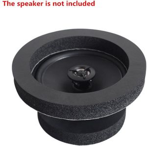 Zwart Geluiddichte Foam Ringen Accessoire Rubber Schuim 14.5Cm Speaker Isolatie Minder Lawaai 4 Stuks Auto Deur Gloednieuwe