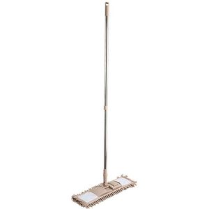 Chenille Vlakmop Stainles Staal Telescopische Comfortabele Handgreep Mop Lui Huishoudelijke Floor Cleaning Tools 360 ° Rotatie Verstelbare