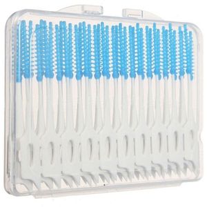 40 Stks/doos Rager Orthodontische Borstel Tanden Gaten Oral Care Zachte Siliconen Hoofd Rager Goed Voor Tandvlees