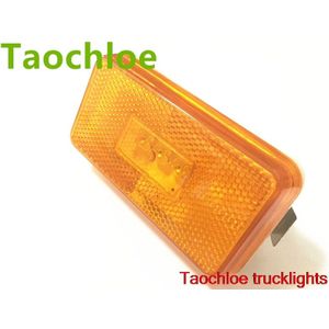 1X24 v Amber Led side marker voor Scania 6 series heavy duty Truck lampen oem 1737413 154815 1446359 voor scania lite SC