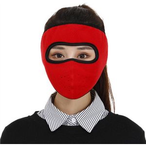 Mannen Vrouwen Winter Warm Masker Fleece Oorbeschermers Rijden Ski Snowboard Half Gezichtsmasker Winddicht Stofdicht Outdoor Fietsen Masker