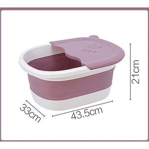 Plastic Opvouwbare Emmer Voetenbad Emmer Badkamer Voet Wastafel Wasserette Emmers Draagbare Vouwen Water Container Grote