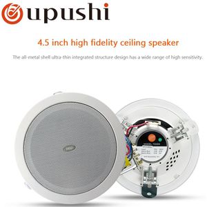 Hifi Ronde Plafond Speaker TD-205 4.5 Inch 6 W In Muur Luidsprekers